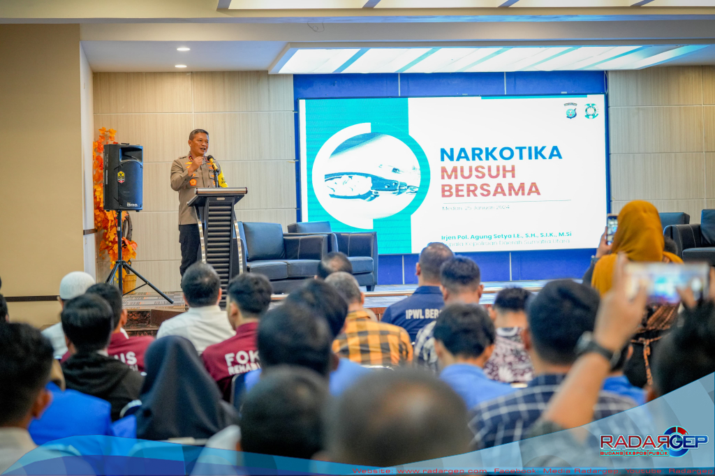 Keynote Speaker di Kampus FISIP USU, Kapolda Sumut Serukan Narkoba Musuh Bersama!