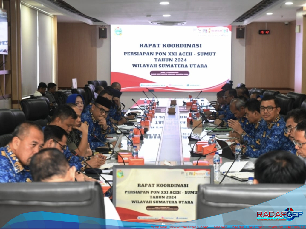Pj Gubernur Sumut Minta OPD Tetap Jaga Semangat, Progress Persiapan PON XXI On The Track