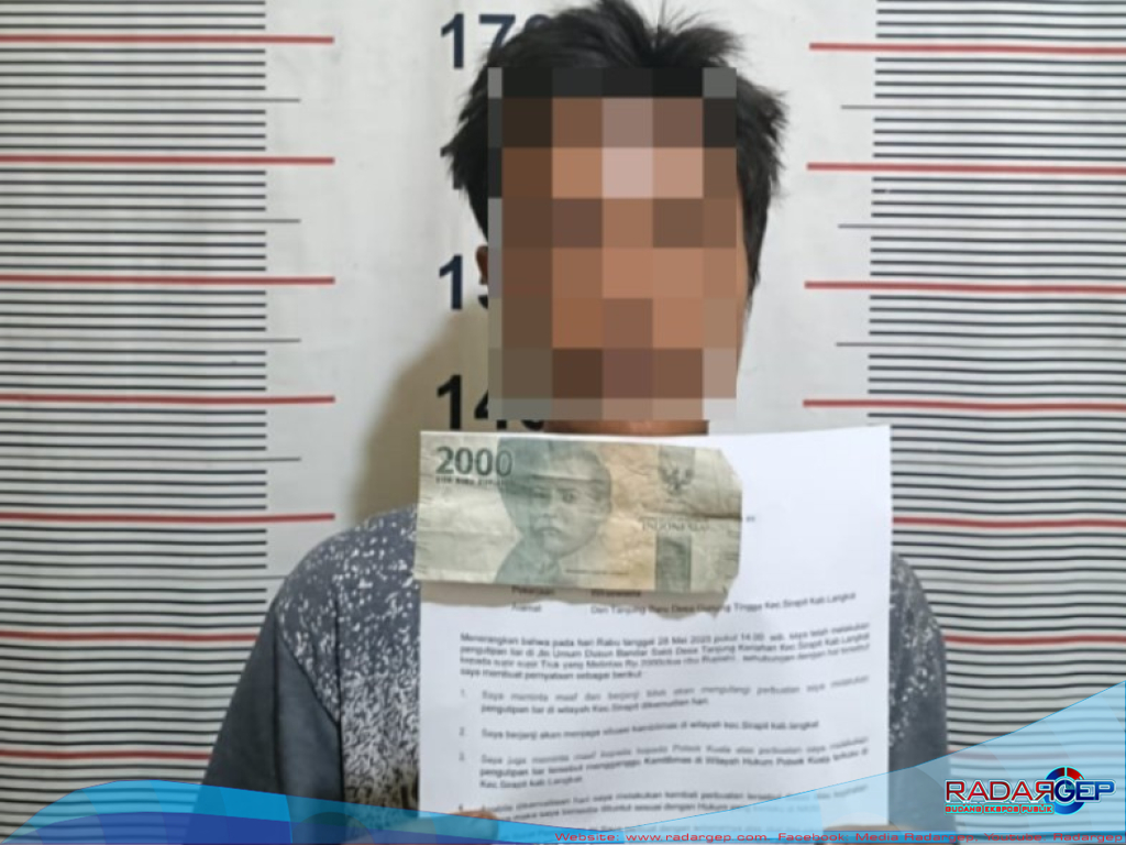 Polres Langkat Ringkus Pelaku Pungli di Jalan Umum Serapit