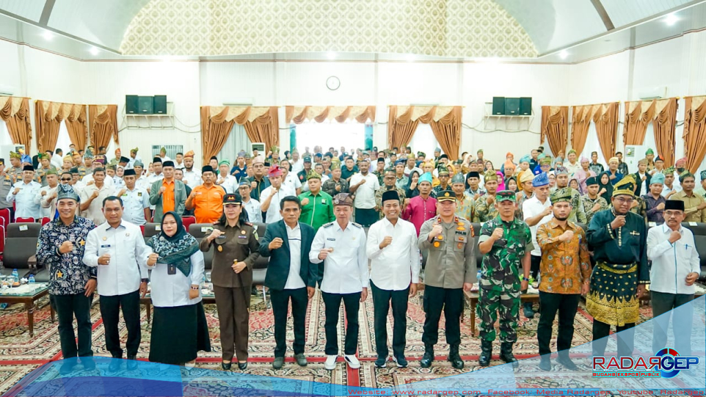 Deklarasi Damai Pemilu Tahun 2024, Bupati Rohil Ajak Seluruh Lapisan Saling Bersinergi