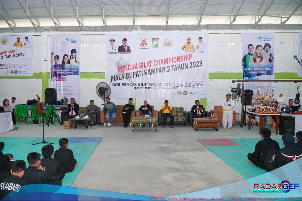 Pj Bupati Kampar Buka Kejuaran Pencak Silat Championship Piala Bupati Kampar II