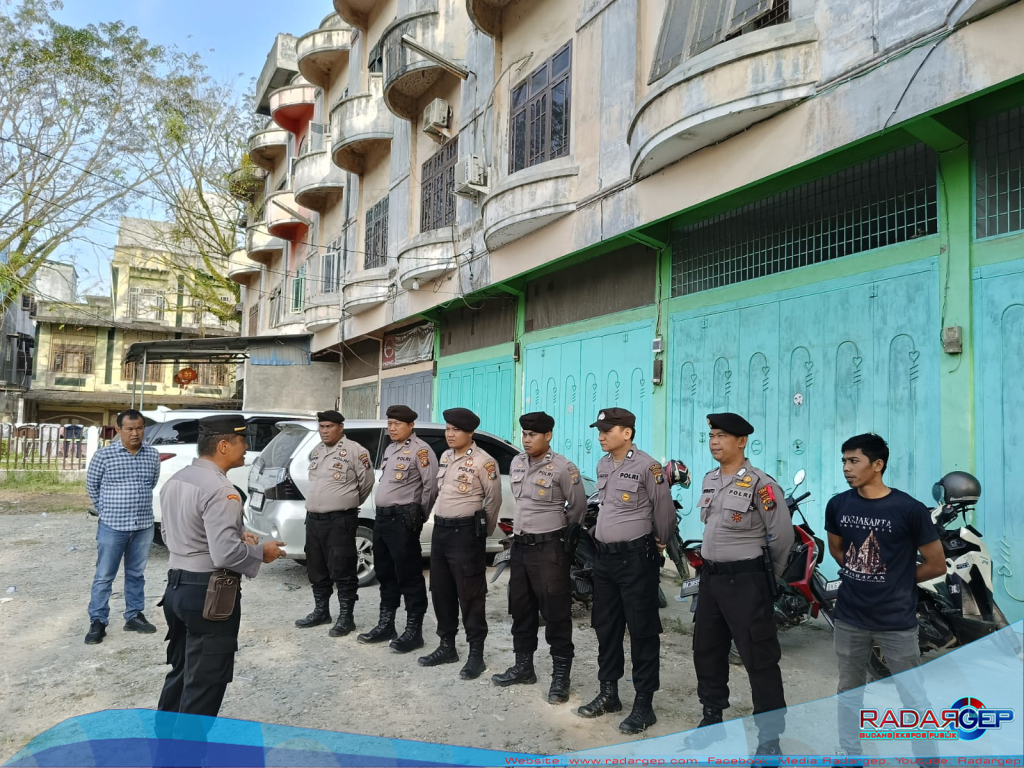 Pasca Pemungutan Suara Pemilu 2024, Polres Langkat Perketat Pengamanan Gudang Logistik KPU