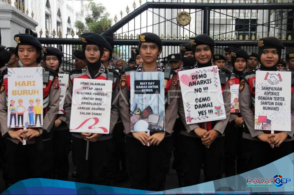 Pengamanan Humanis Warnai Perayaan May Day 2025 di Sumatera Utara