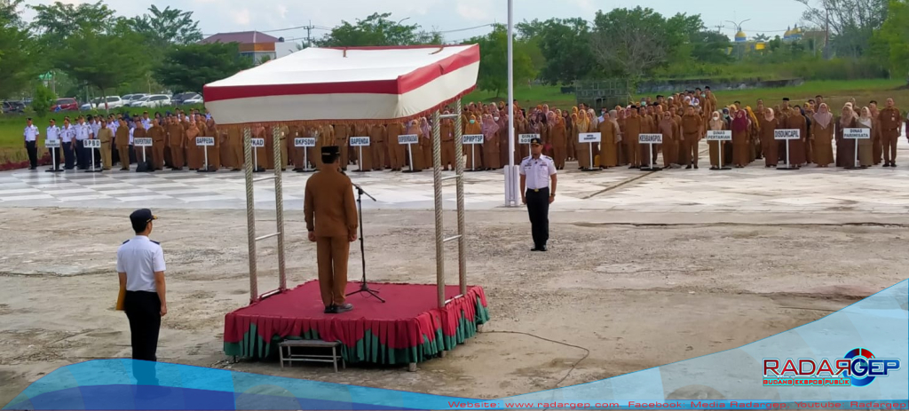 Sekda Rohil Dorong Kepatuhan PNS Dalam Apel Pagi Serta Urusan Pertanggung Jawaban Pengadministrasian