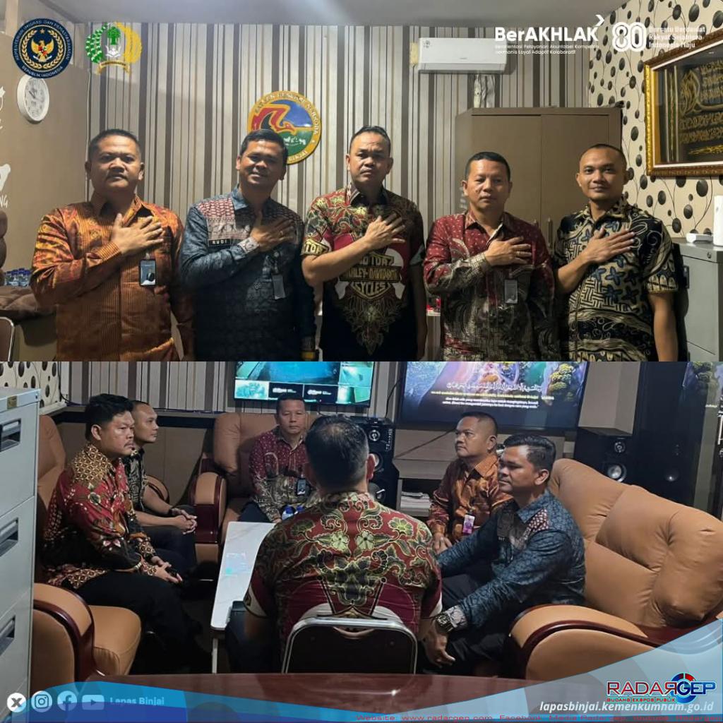 Pererat Sinergi, Pejabat Lapas Binjai Kunjungi Polres Binjai