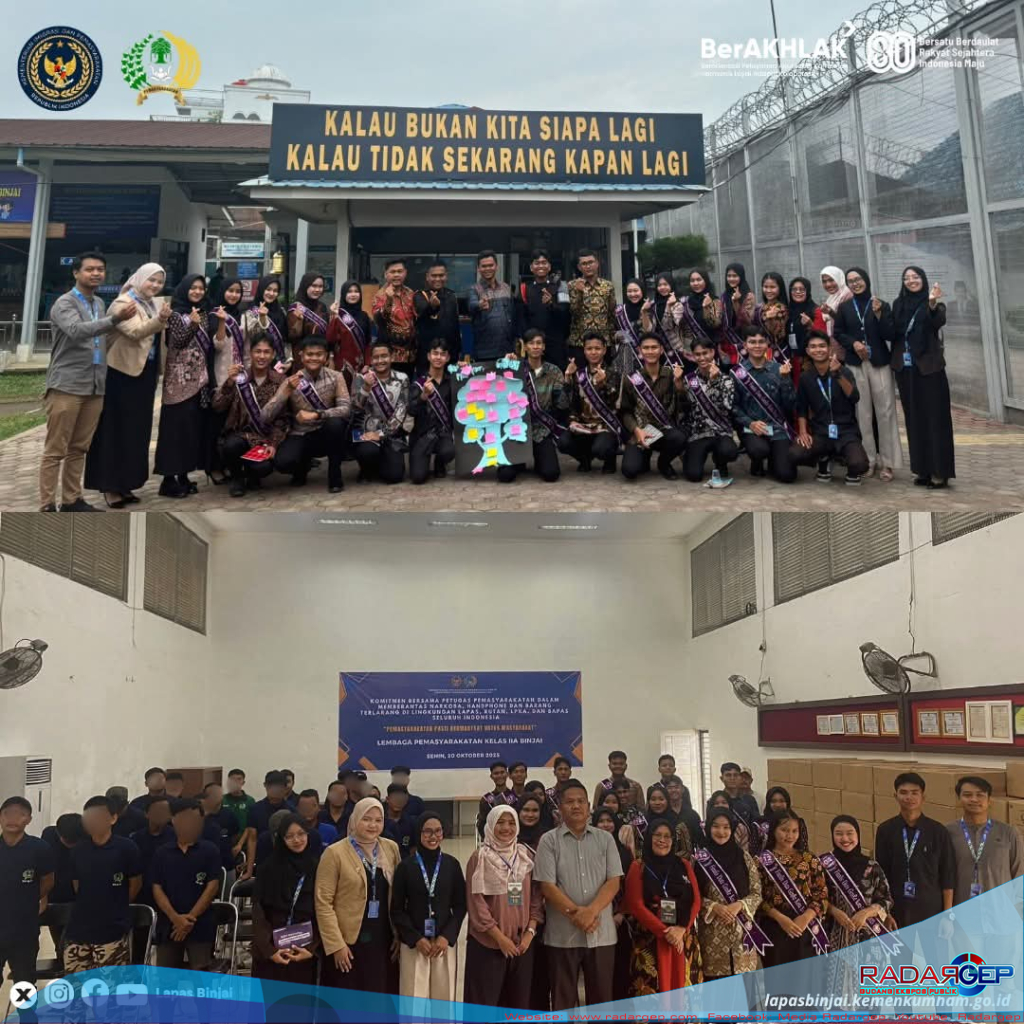 Duta GenRe Kunjungi Lapas Binjai, Tanamkan Nilai Tanggung Jawab dan Kesempatan Kedua