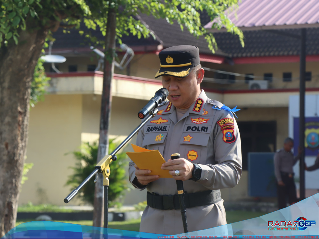 Polresta Deli Serdang laksanakan Apel Gelar Pasukan Operasi Patuh Toba 2024