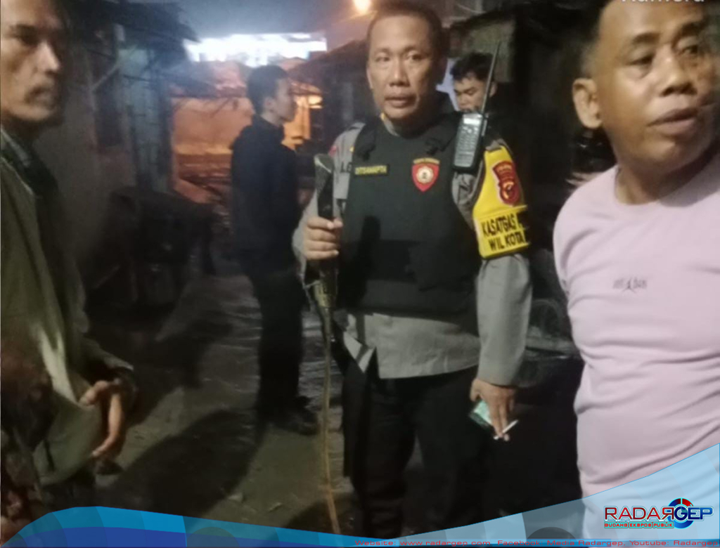 Kasat Samapta Polres Pelabuhan Belawan AKP Asrul Rambe Respon Cepat Tawuran di Bagan Deli