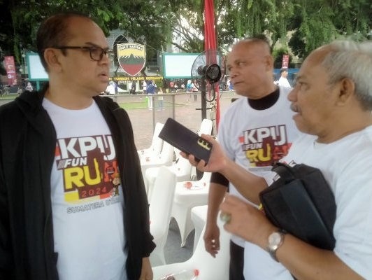 KPU Gelar KPU RUN di Lapangan Benteng Medan