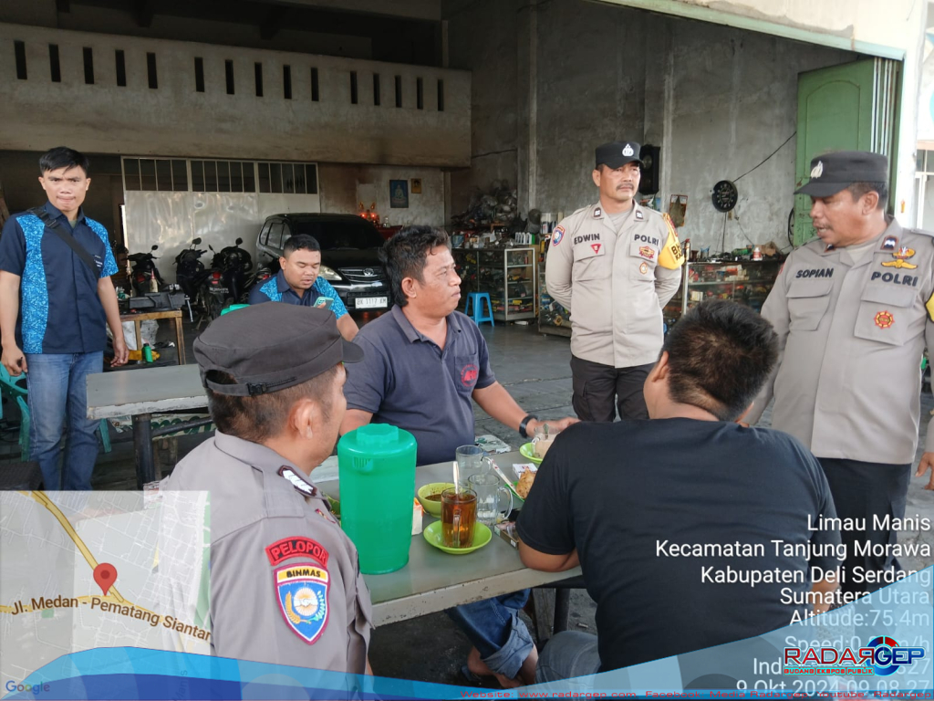Cooling System, Jajaran Polresta Deli Serdang Sambangi Warga