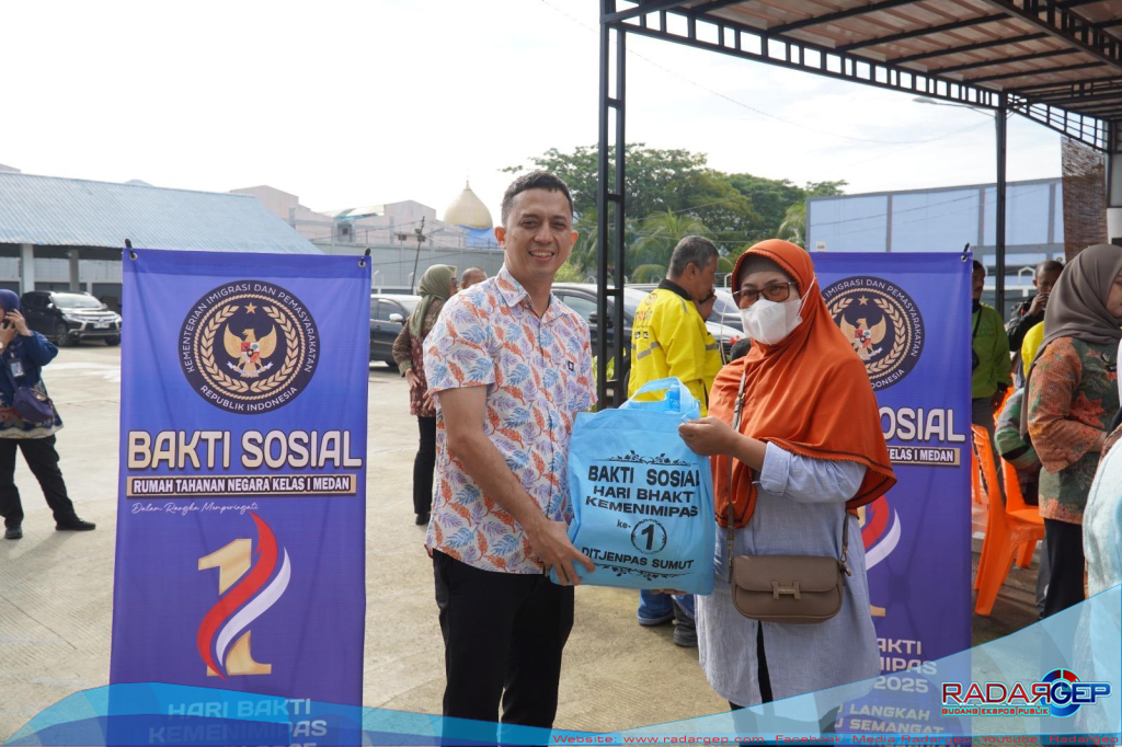 Rutan Kelas I Medan Tebar Manfaat di IMIPAS PEDULI 2025: Kesehatan, Donor Darah, hingga Bansos