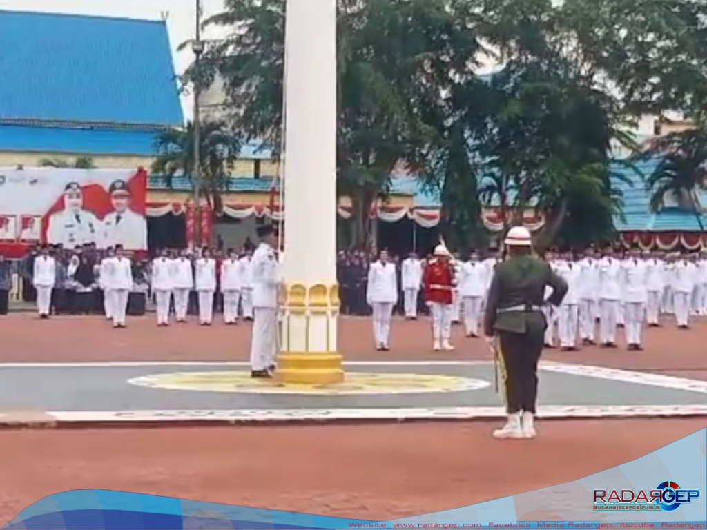 Ketua DPRD Bengkalis Khairul Umam Bacakan Teks Proklamasi
