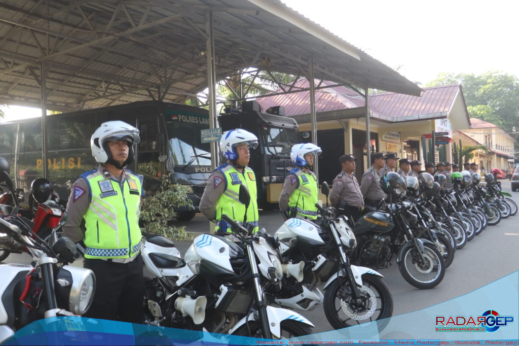 Polres Langkat Gelar Apel Pasukan Operasi Patuh Toba 2024