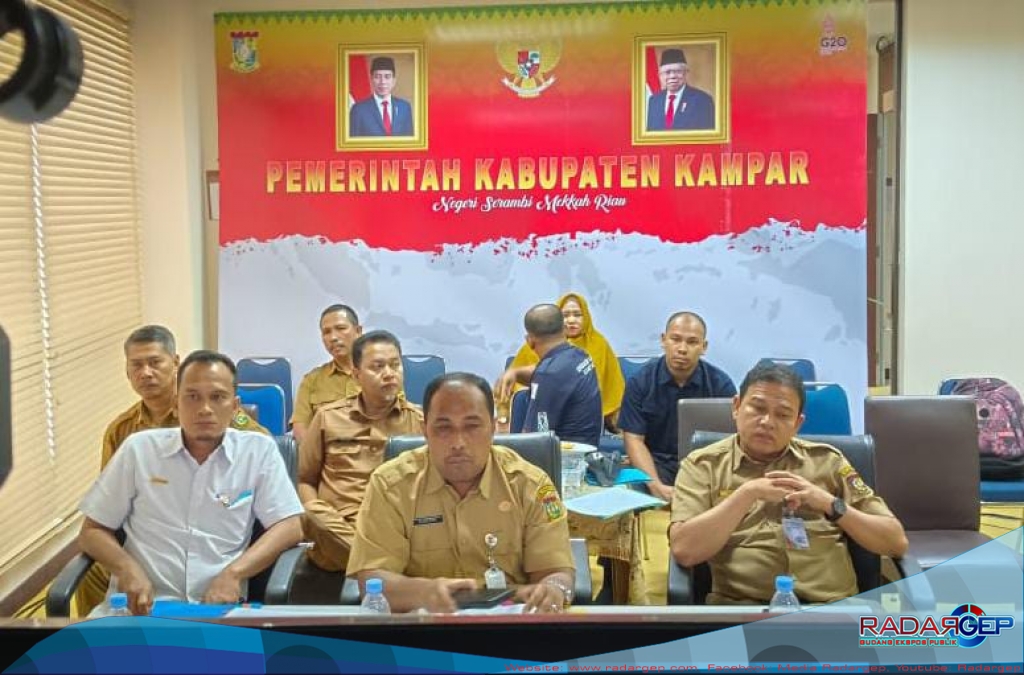 Pemkab Kampar Ikuti Rakor Rutin Pengendalian Inflasi Tahun 2023 Bersama Menteri Dalam Negeri RI