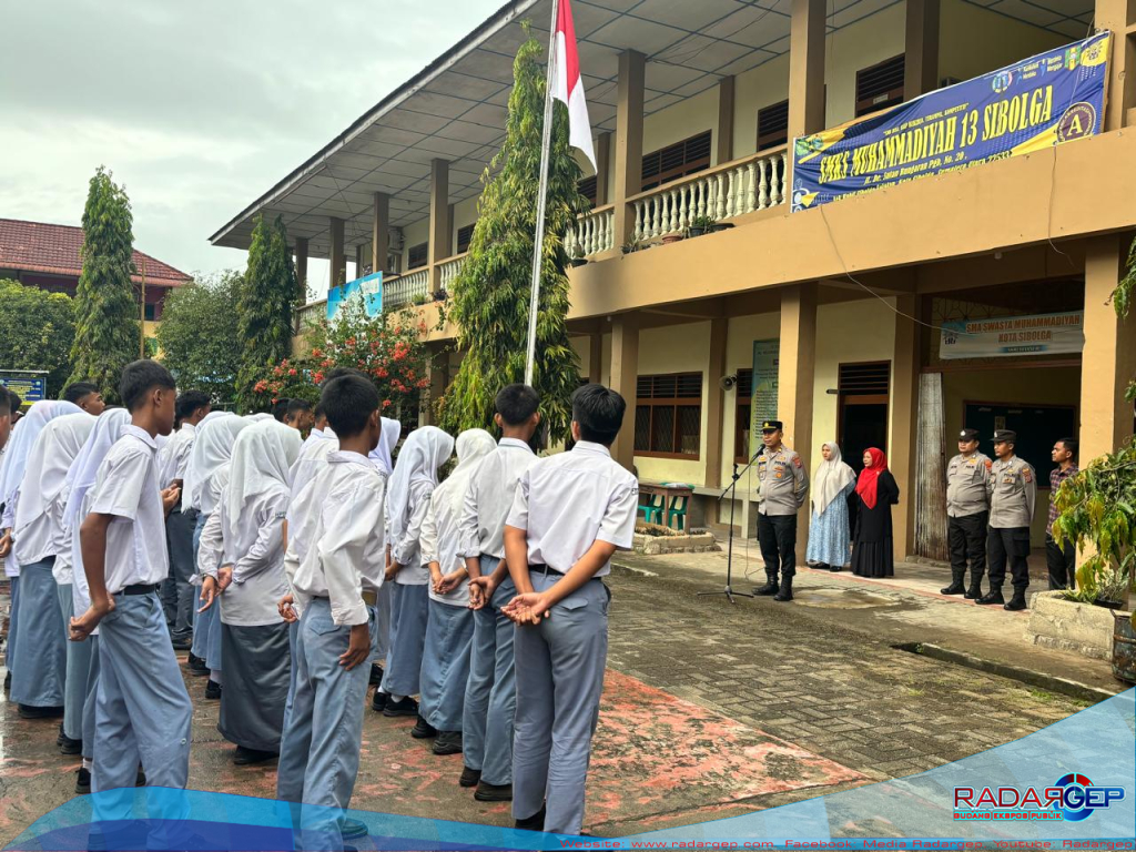 Bangun Generasi Berkarakter, Kapolsek Sibolga Selatan Ajak Pelajar Hindari Tawuran dan Pengaruh Narkoba
