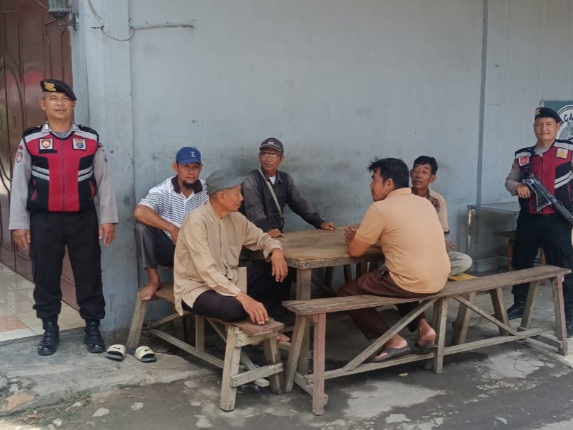 Patroli Dialogis Personel Sat Samapta Polres Langkat Pastikan Kamtibmas Tetap Aman