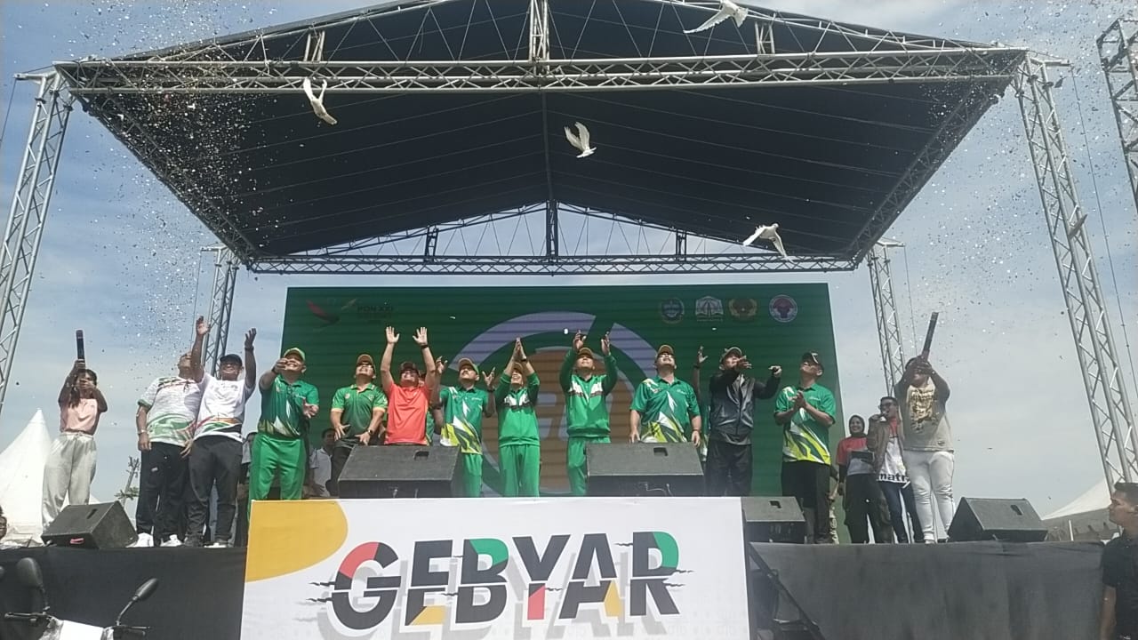 Kapolresta Deli Serdang ikuti giat Gebyar Road To PON XXI Aceh-Sumut 2024