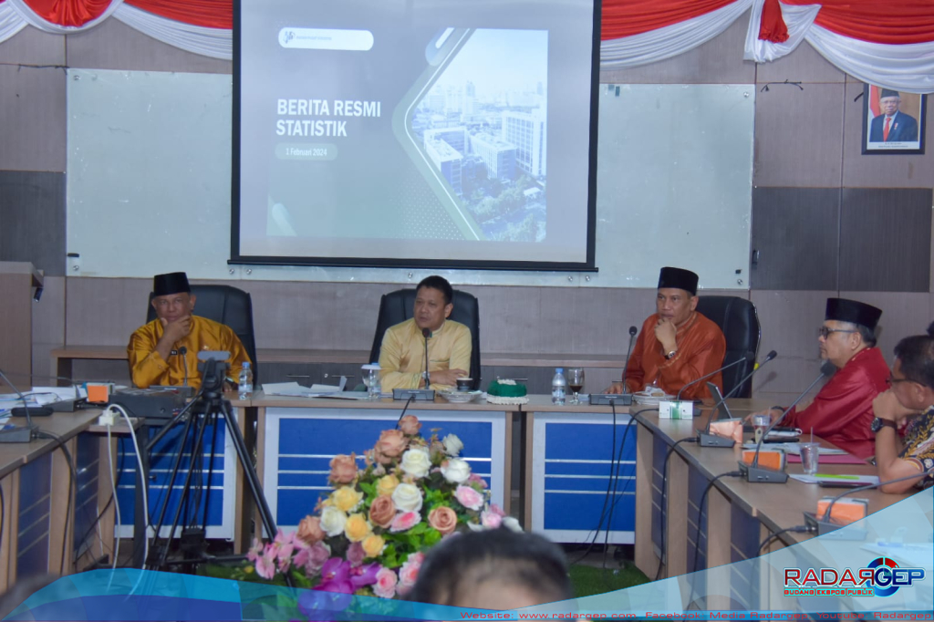 Pj Bupati Kampar Pimpin Rapat Rilis Januari 2024 Pengendalian Inflasi oleh BPS Kampar