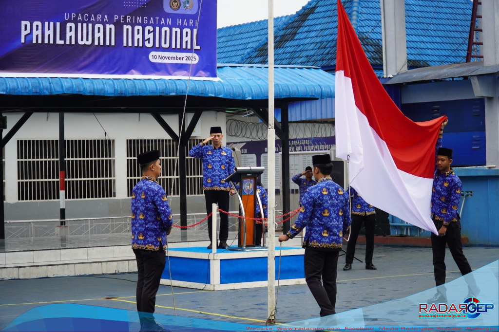 Rutan Kelas I Medan Gelar Upacara Hari Pahlawan, Karutan Ajak Pegawai Teladani Integritas Pahlawan