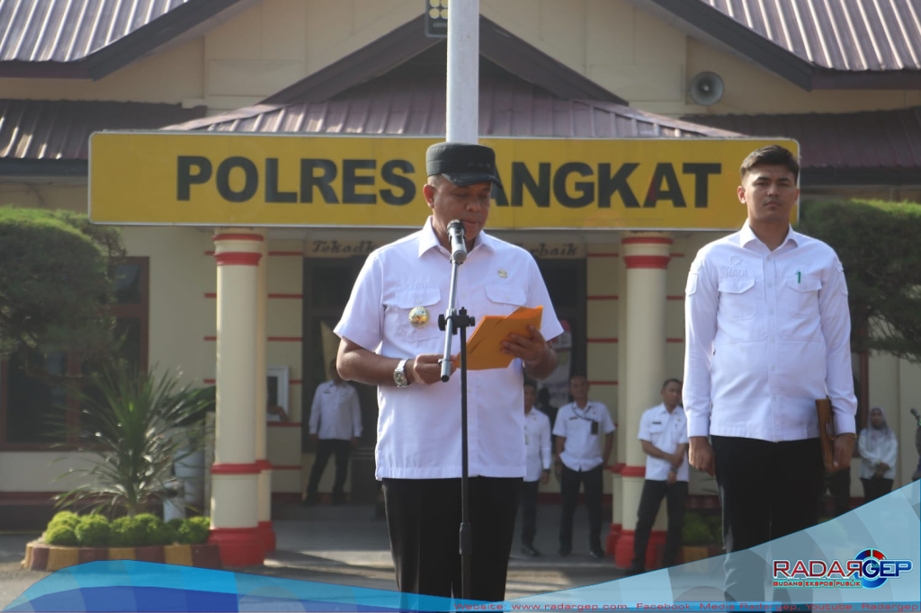 Pj Bupati Langkat Pimpin Apel Gelar Pasukan Operasi Keselamatan Toba 2024