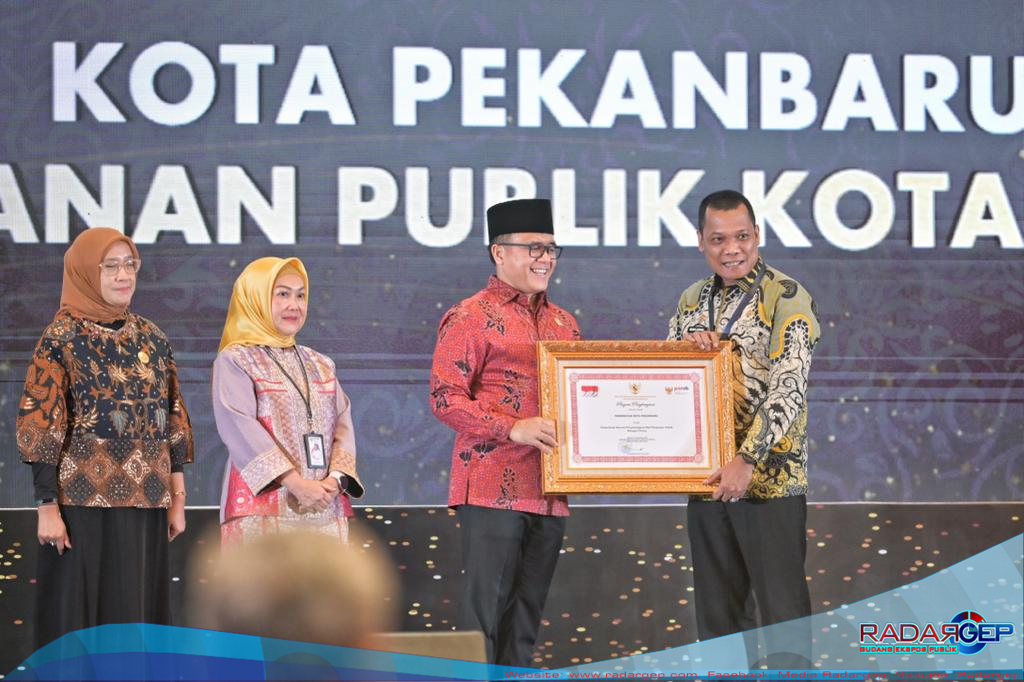 Pemko Pekanbaru Raih Penghargaan Penyelenggara MPP Kategori Prima