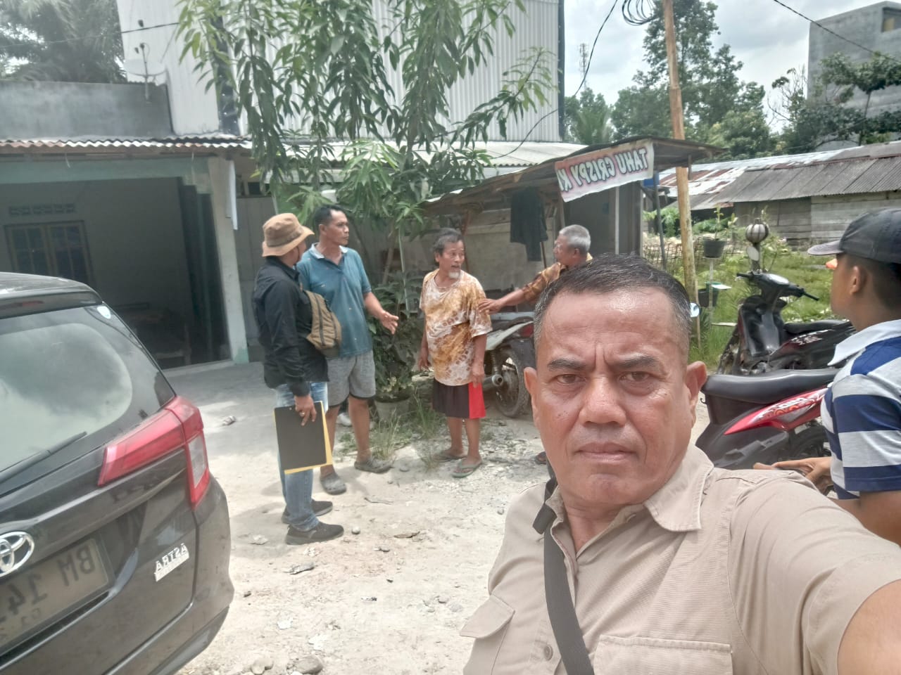 BPN Siak Lakukan Pengukuran Ganti Rugi Tanah Warga Kampung Simpang Perak dengan PT RAPP