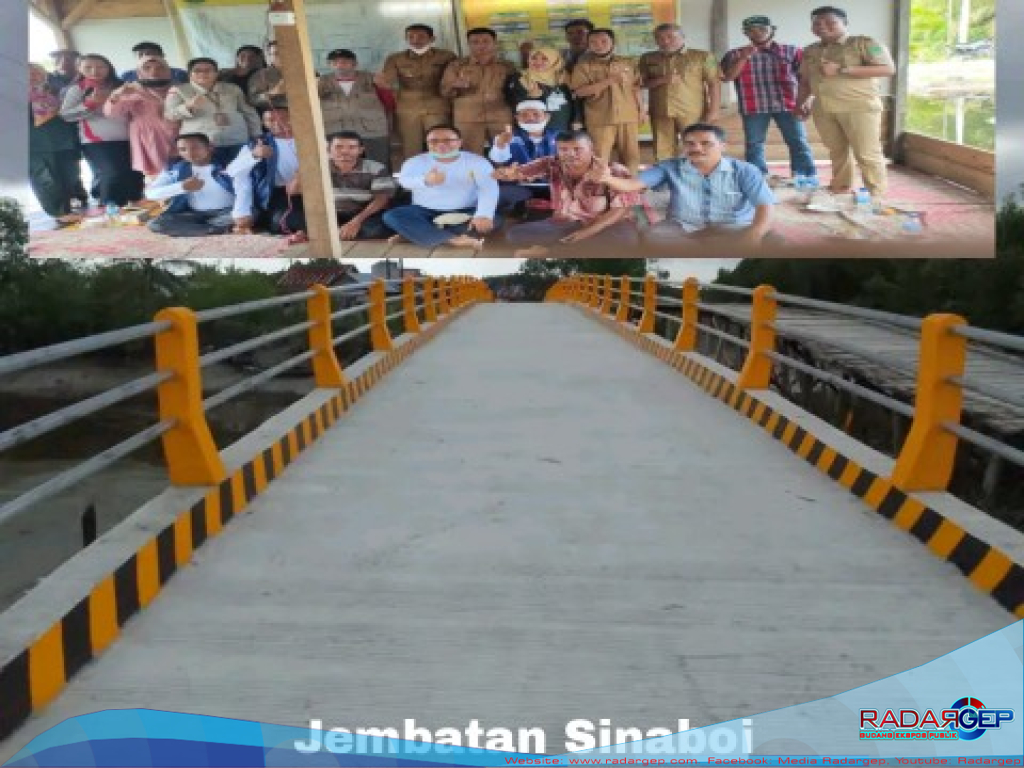 Pembangunan Jembatan Sinaboi Hampir Rampung, M Nizar Apresiasi Para Donatur Peduli Kampung
