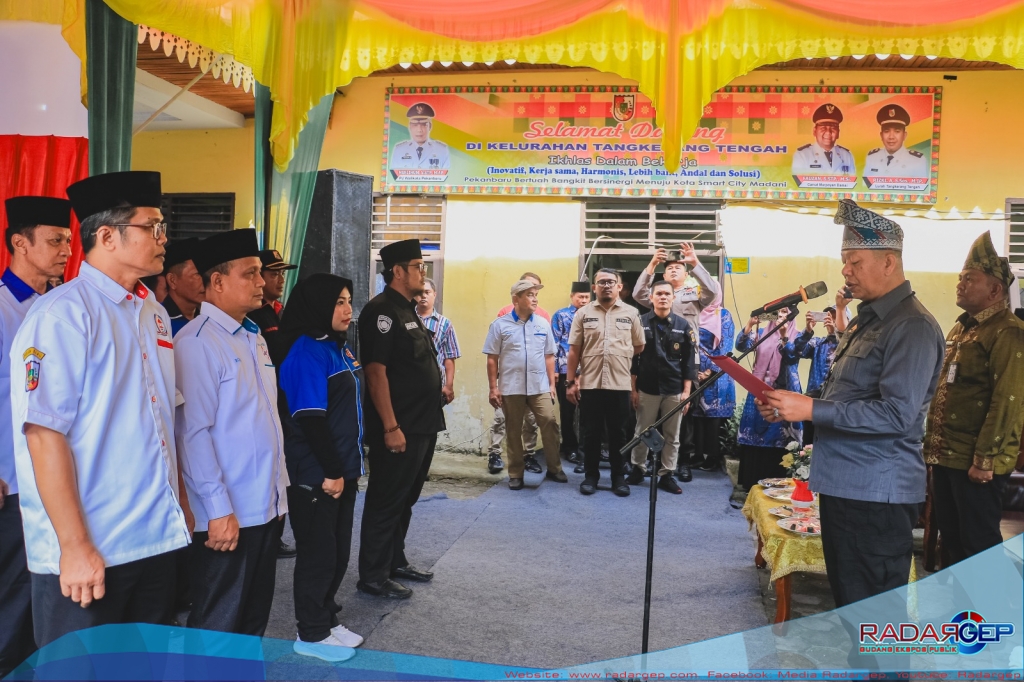 Sekdako Pekanbaru Lantik 4 Ketua Organisasi Tangkerang Tengah