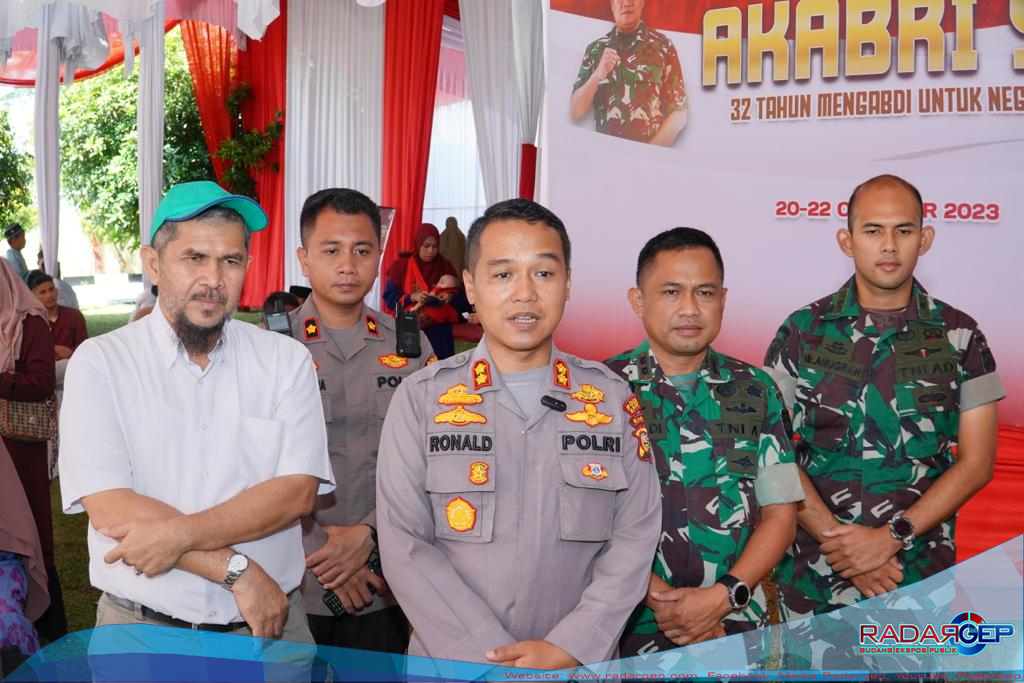Kegiatan Bakti Kesehatan dan Bakti Sosial AKABRI 91 Kabupaten Kampar Berjalan Sukses dan Lancar