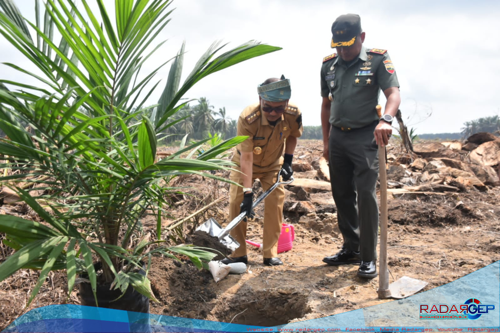 Pj Bupati Kampar Lakukan Kick Of Tanam Perdana Percepatan PSR