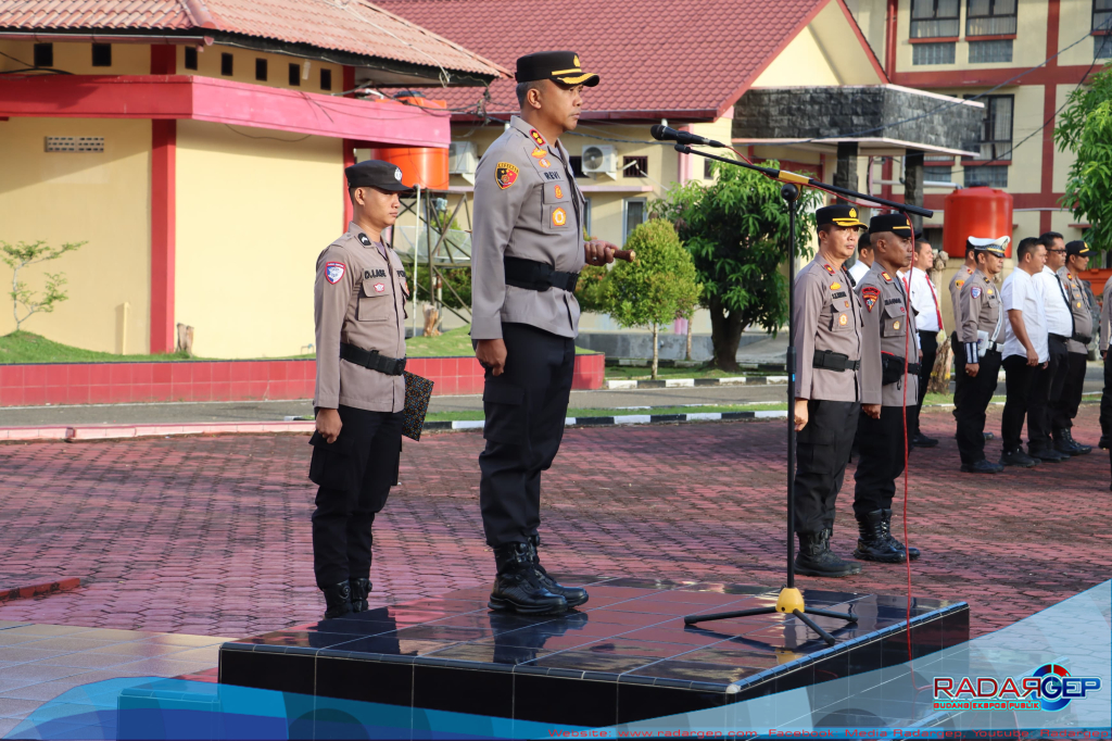 45 Personel Polres Nias Mendapat Kenaikan Pangkat
