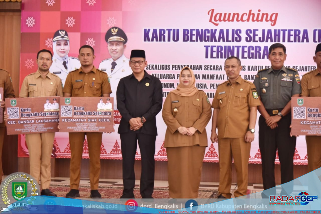 Wakil Ketua DPRD Sofyan Hadiri Launching Kartu Bengkalis Sejahtera (KBS)