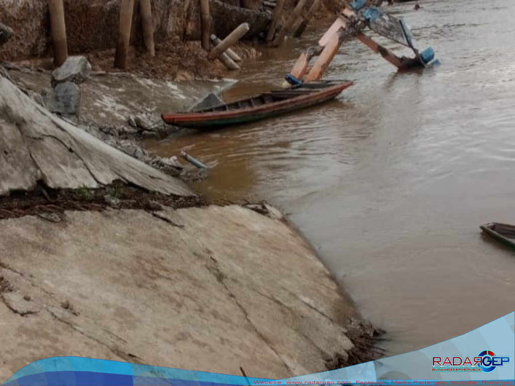 Kondisi Turap di Ulak Patian Sangat Memprihatinkan! Tokoh Riau Ini Minta Pemkab Rohul Segera PerbaikiÂ