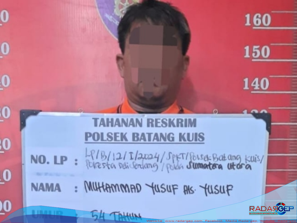 Polsek Batang Kuis Polresta Deli Serdang Berhasil Amankan Pelaku Pencurian dengan Pemberatan