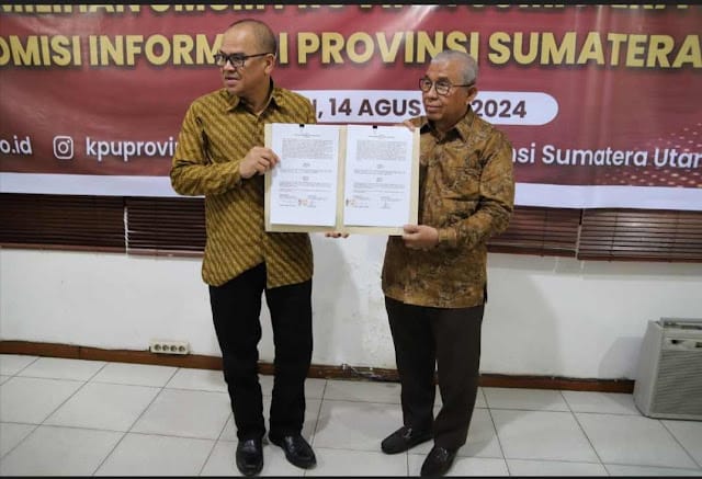 KPU Sumut MOU Keterbukaan Informasi Publik dengan KIP Sumut