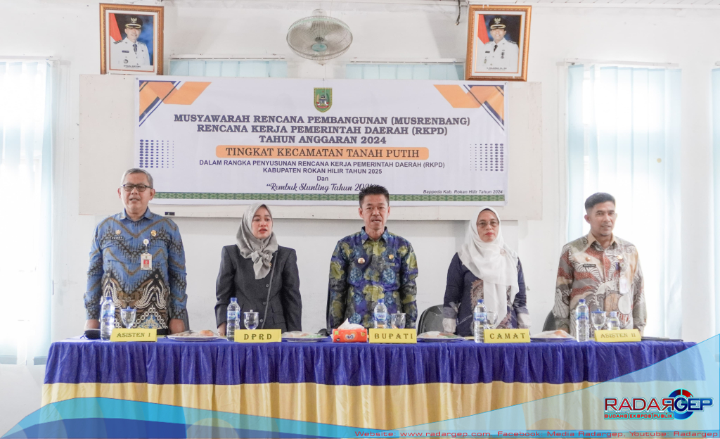 Bupati Rohil Buka Musrenbang Kecamatan Tanah Putih Sekaligus Pimpin Musyawarah