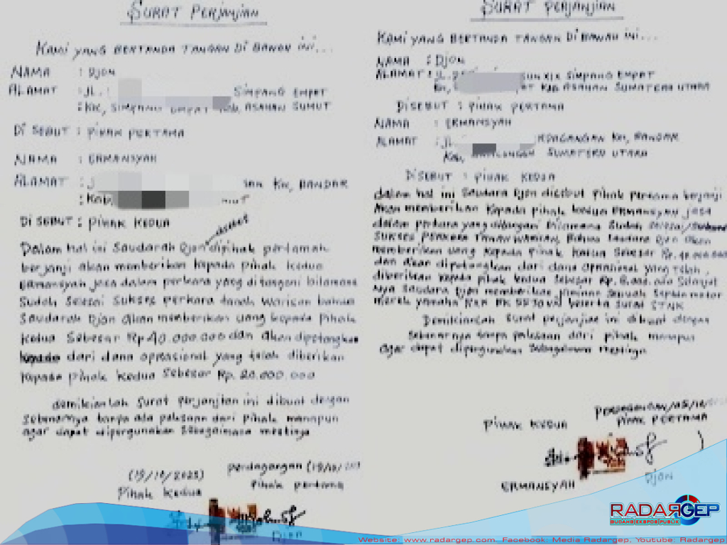 Dugaan Penipuann, Korban Meminta APH Menindak Oknum Pimpinan Media dan Ketua LBH Inisial ER