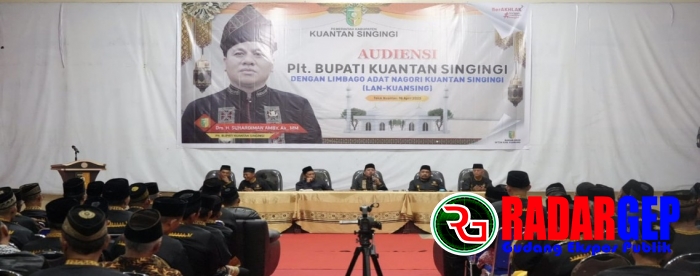 Usai Lantik Pengurus Lan Se-Kuansing, Suhardiman Minta Tegakkan Aturan Adat Sesuai Dengan Kearifan Lokal
