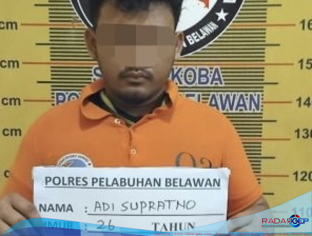 Sat Narkoba Polres Pelabuhan Belawan Tangkap 2 Pengedar Narkoba di Desa Manunggal