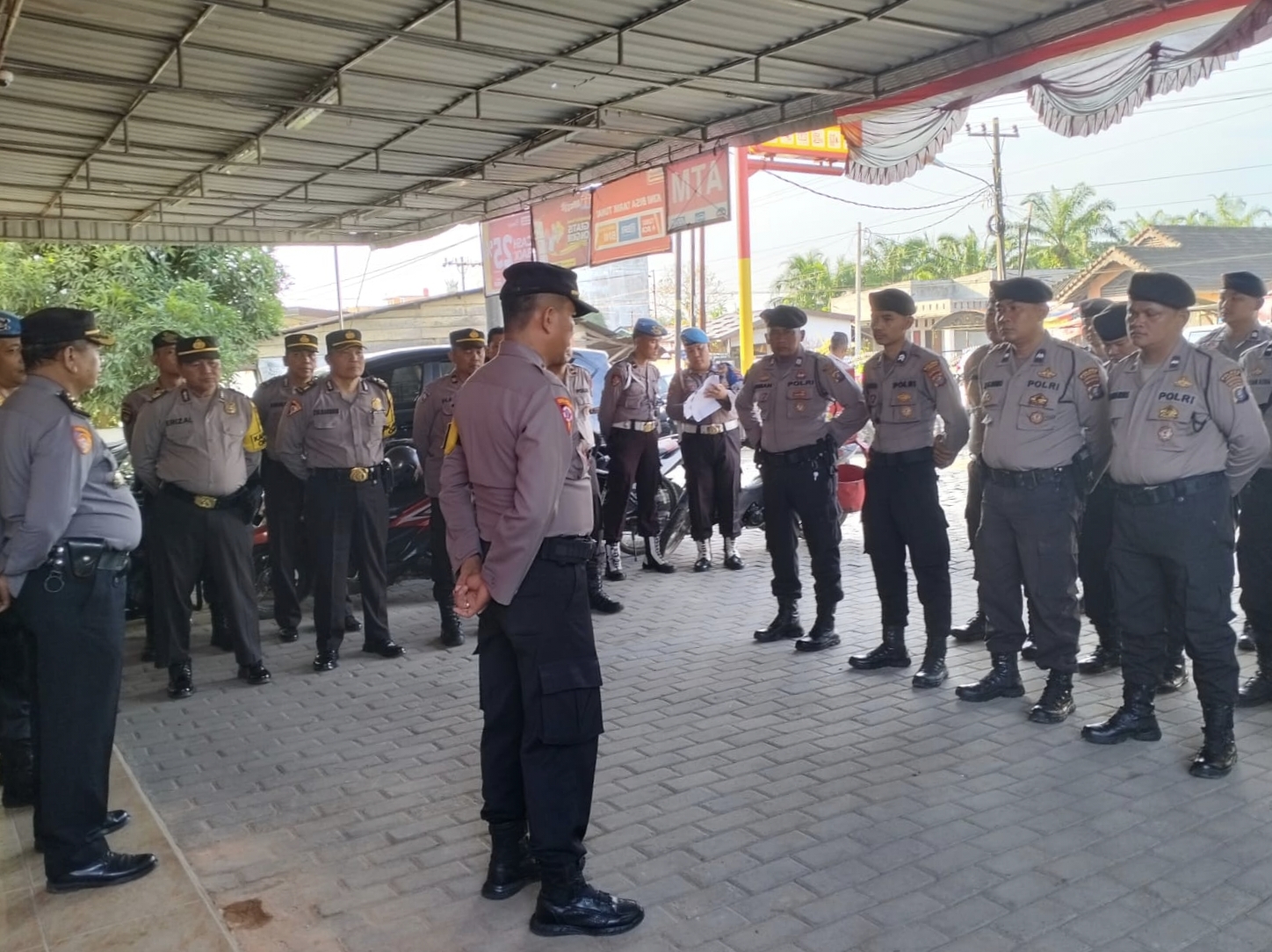 Polres Langkat Amankan Rapat Pleno Rekapitulasi Pemilu 2024