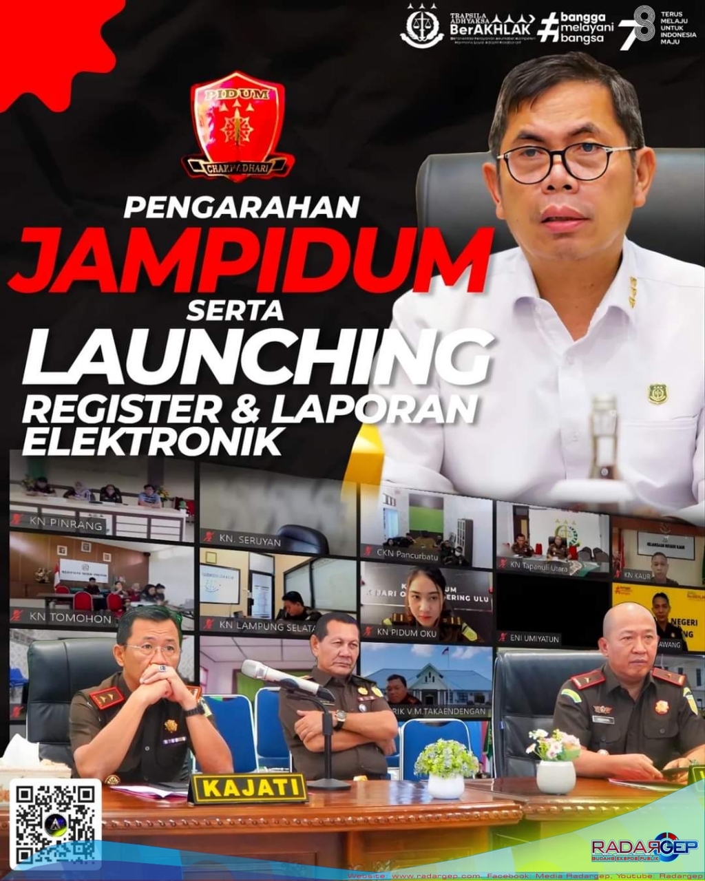 Kajati Riau Ikuti Pengarahan Jaksa Agung Muda Tindak Pidana Umum