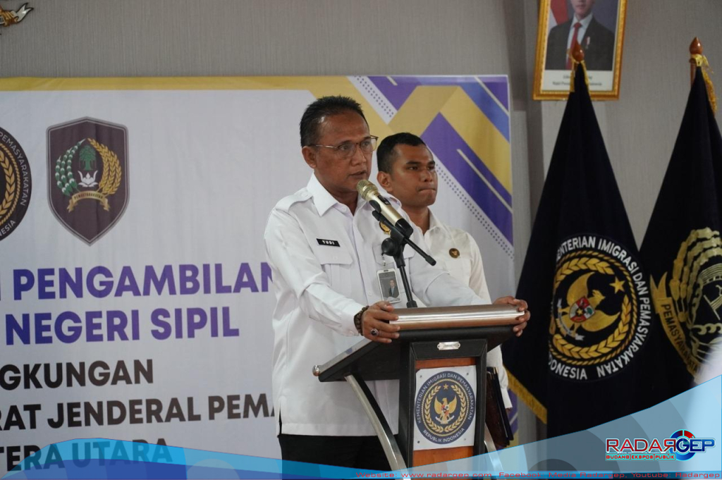 Tiga Pegawai Rutan Kelas I Medan Sah Dilantik Menjadi PNS