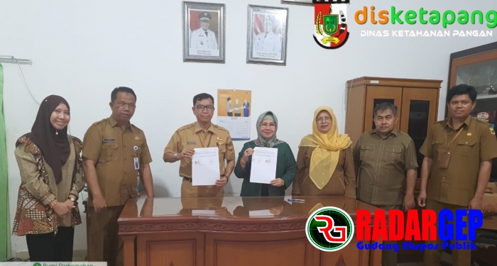 Disketapang Pekanbaru Jalin Kerjasama Pemkab Tanah Datar Terkait Penyediaan Pasokan Pangan