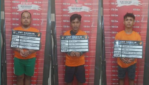 Polsek Medan Baru Tangkap Tiga Pelaku Begal, Dua DPO