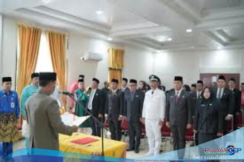 Lantik Pejabat Eselon, Sekda Rohil : Jabatan Bukan Abadi, Tapi Bagi Mereka yang Berprestasi