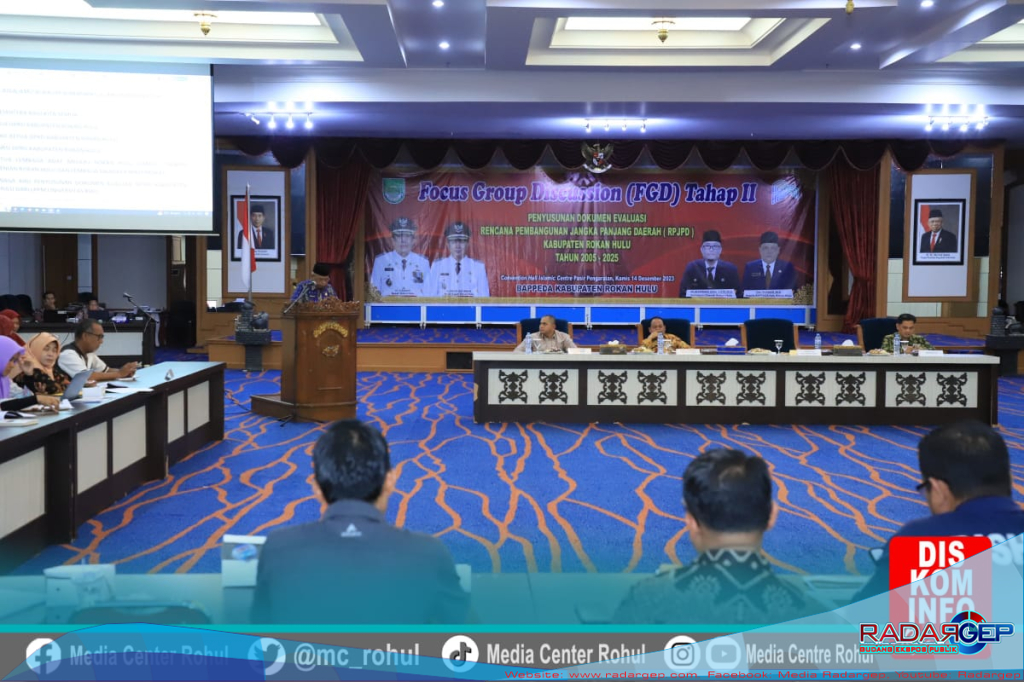 FGD Evaluasi RPJPD Rokan Hulu Tahun 2005-2025 Tahap II 20 Tahun Kedepan