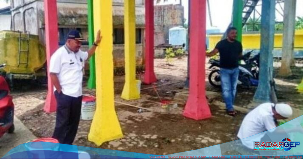 DLH Rokan Hilir Mulai Percantik Water Leading