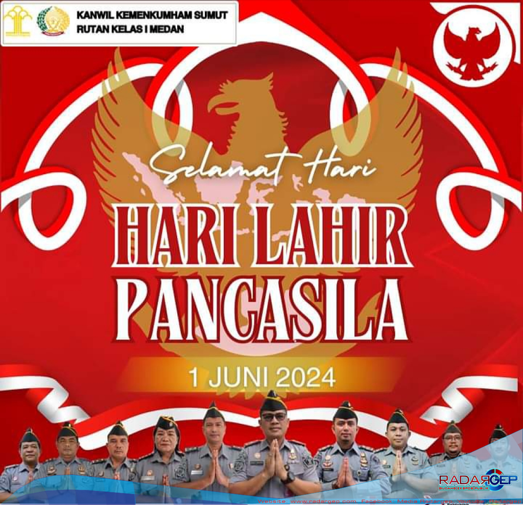 Rutan Kelas I Medan Peringati Hari Lahirnya Pancasila Penuh Semangat Kebangsaan