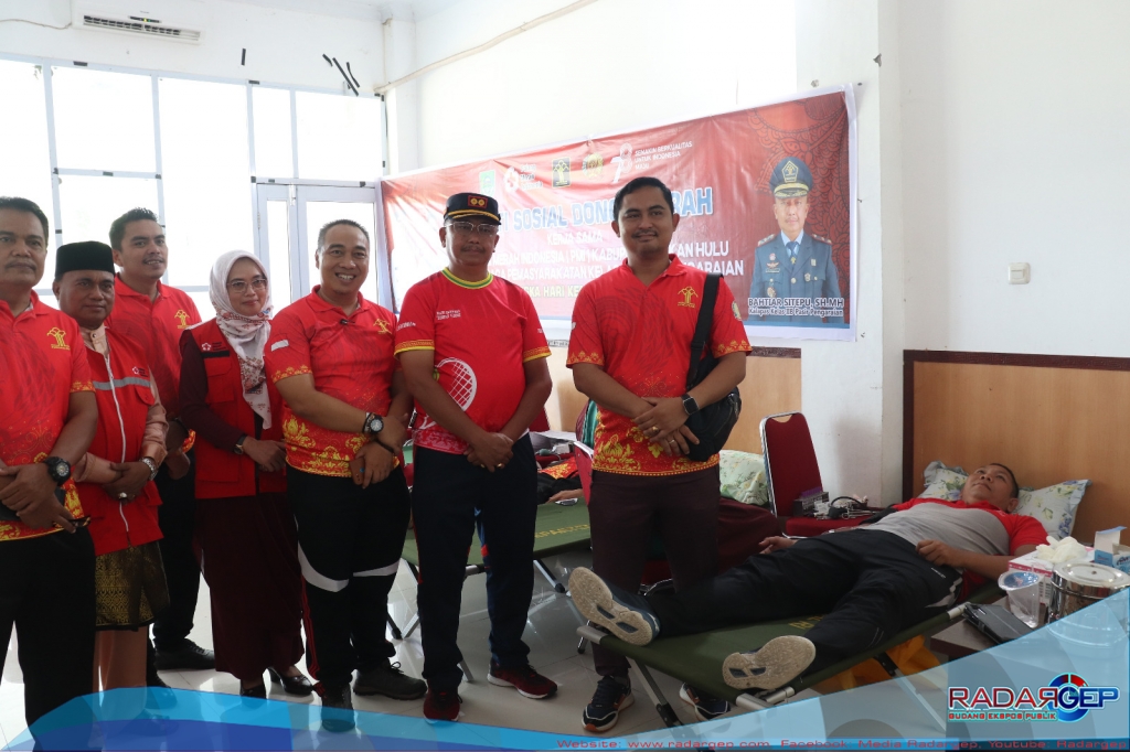 Lapas Pasir Pangaraian Gelar Bakti Sosial Donor Darah