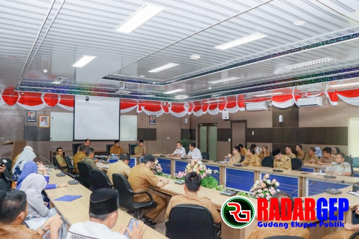 Pimpin Rapat Pelaksanaan Malam Takbiran Idul Fitri 1444 H, Pj. Sekda Kampar : Tidak Ada Larangan Dari Pemerintah Pusat Untuk Daerah Melaksanakan Pawai Takbir